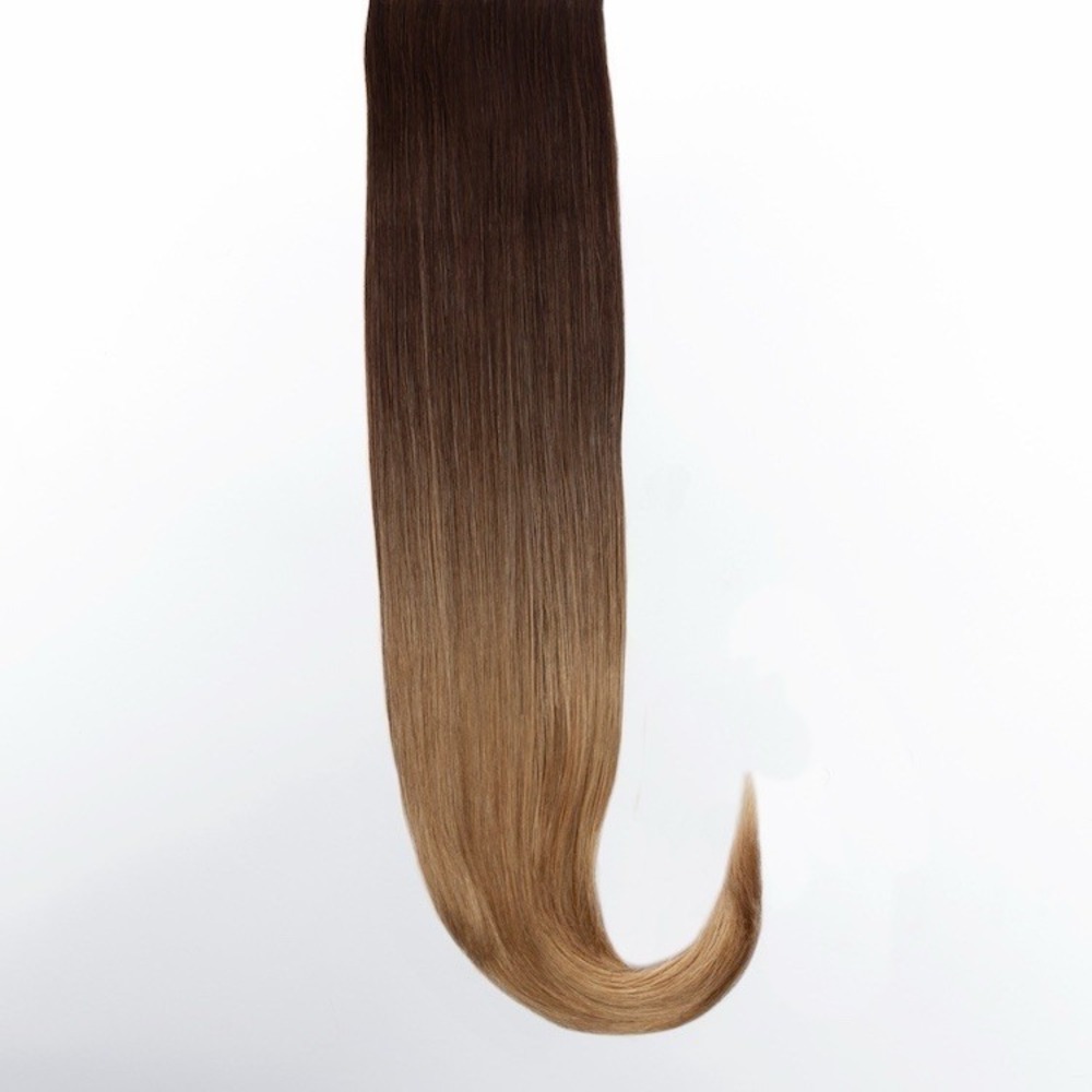 Hotheads Premium Machine Weft #5/23 Colormelt Brown To Blonde 18" NEW SEALED
